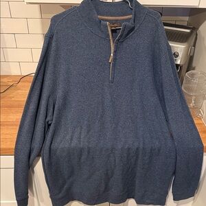 Tasso Elba Men's Blue Zip-Up Sweater (NWT)